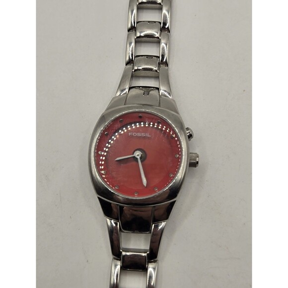 Fossil Big Tic ES-9572 Ladies' Stainless Steel Watch. Dual-Display Mode. - Picture 3 of 10